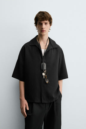 RELAXED FIT FLOWING SHIRT - Image 2