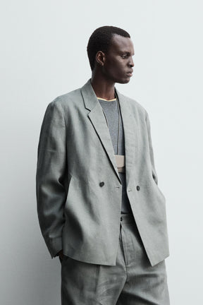 100% LINEN SUIT TROUSERS - Image 5