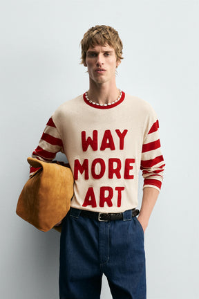 COMBINED STRIPED T-SHIRT - Image 2