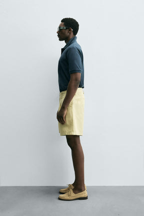 TEXTURED PIQUÉ POLO SHIRT - Image 4