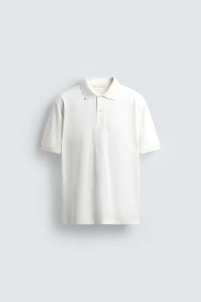TEXTURED PIQUÉ POLO SHIRT - Image 6