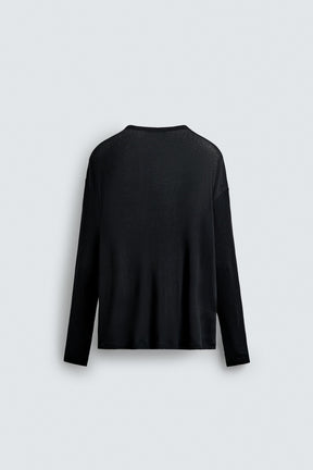 LIGHTWEIGHT LYOCELL - COTTON T-SHIRT - Image 6
