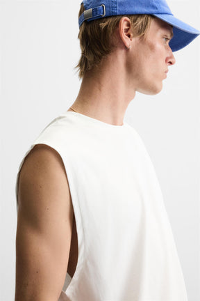 RELAXED FIT TANK T-SHIRT - Image 5