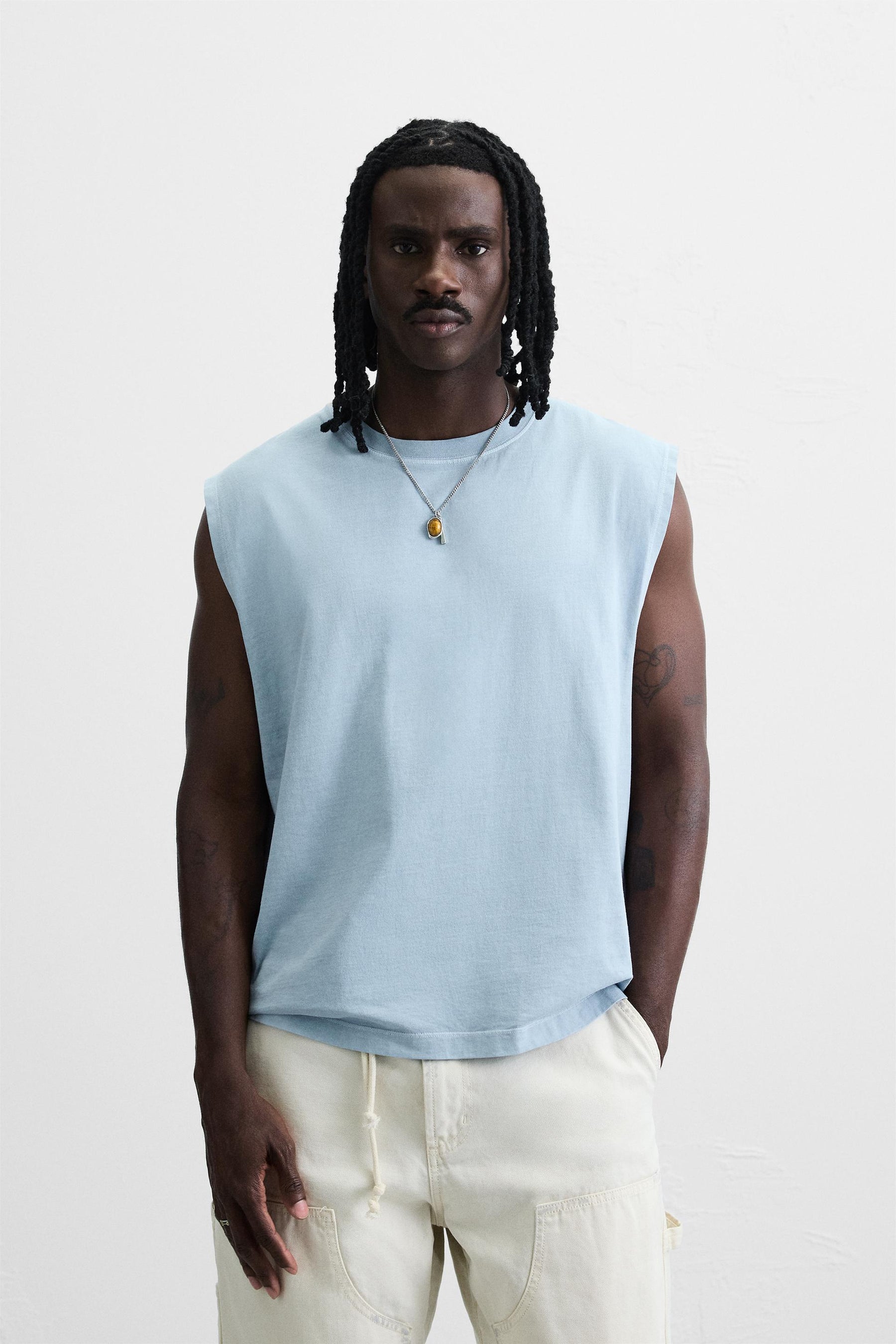 RELAXED FIT TANK T-SHIRT - Image 2