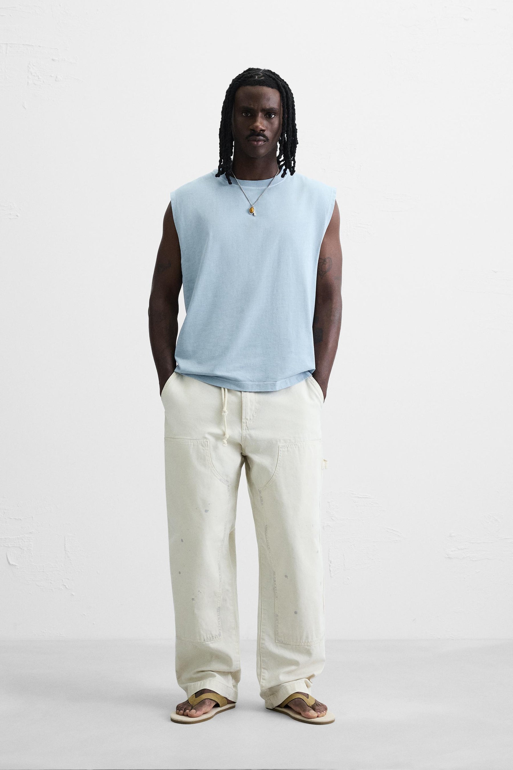 RELAXED FIT TANK T-SHIRT - Image 1