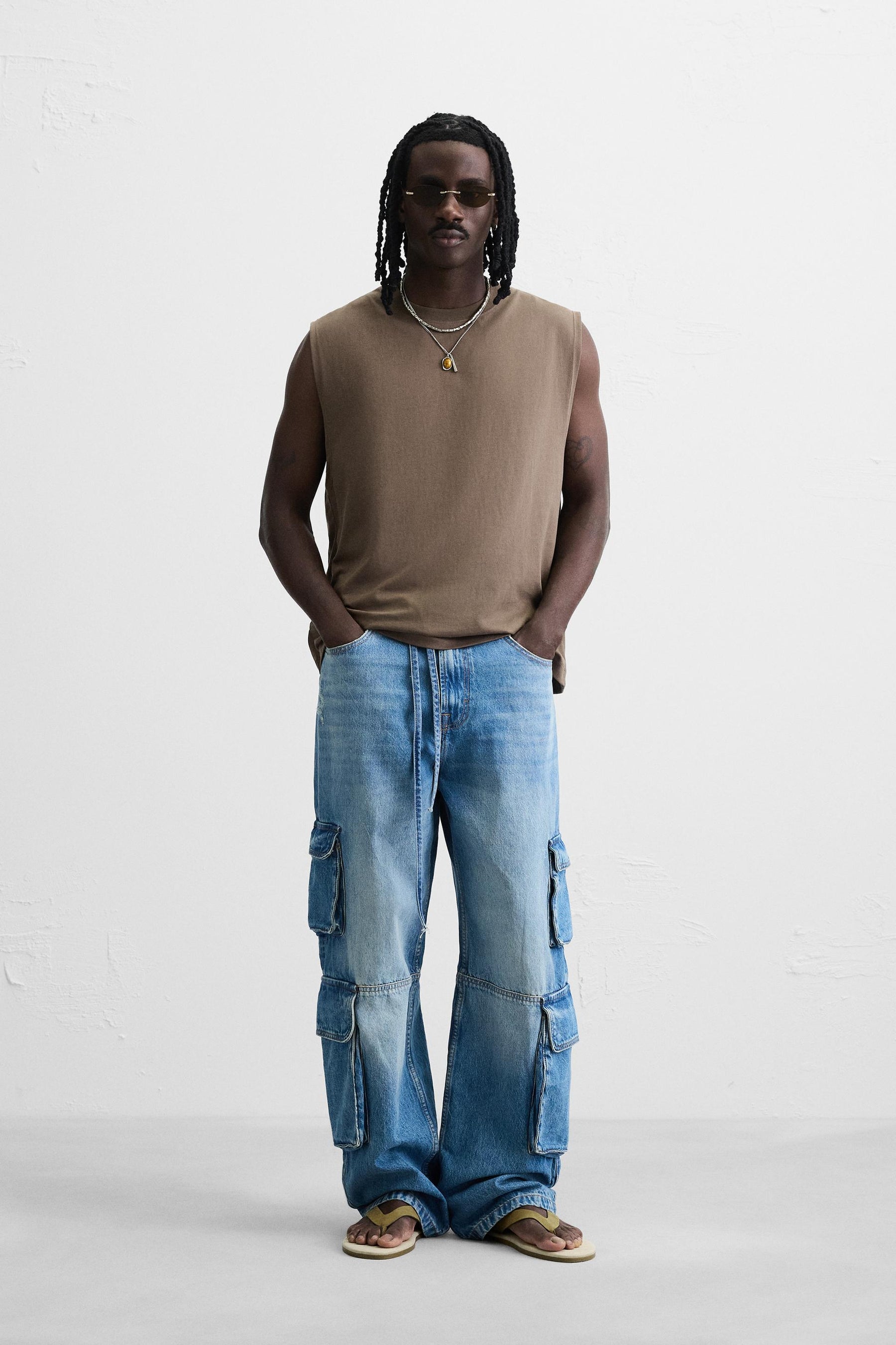 RELAXED FIT TANK T-SHIRT - Image 1