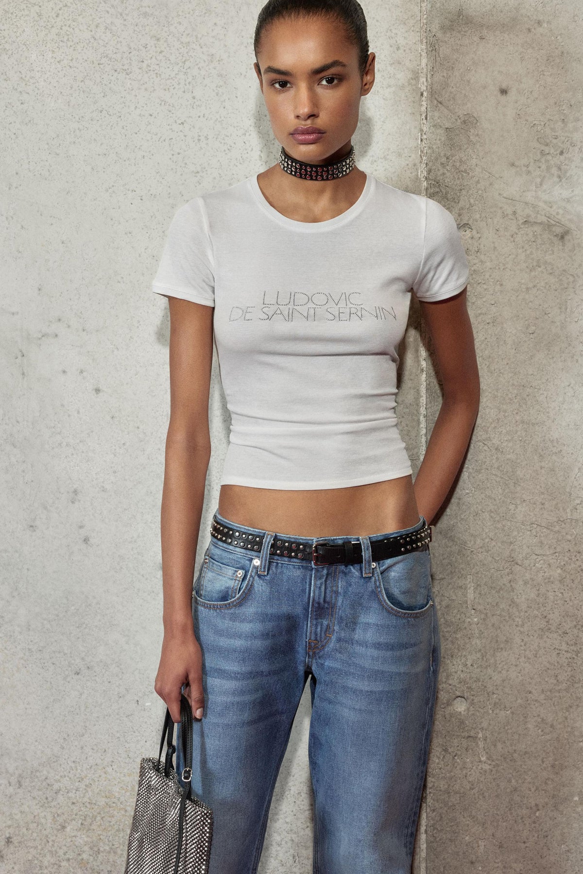 Shiny Text T-shirt