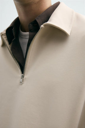 QUARTER ZIP POLO SHIRT - Image 6