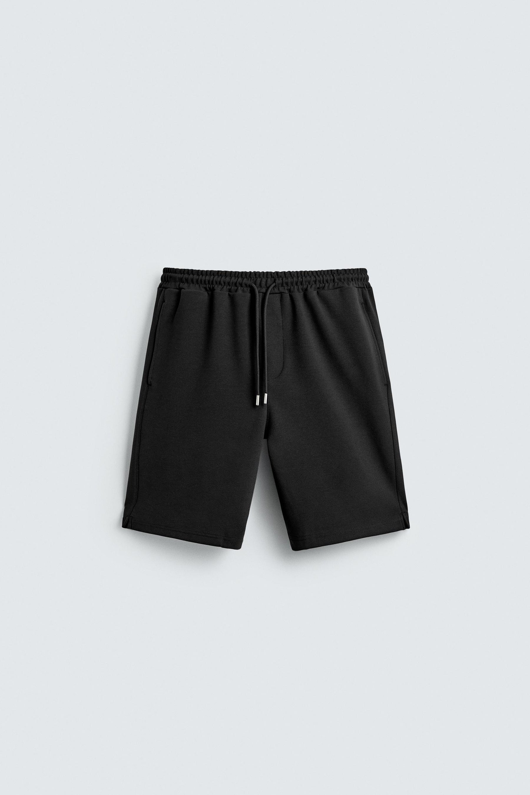 INTERLOCK BERMUDA SHORTS WITH LABEL - Image 7