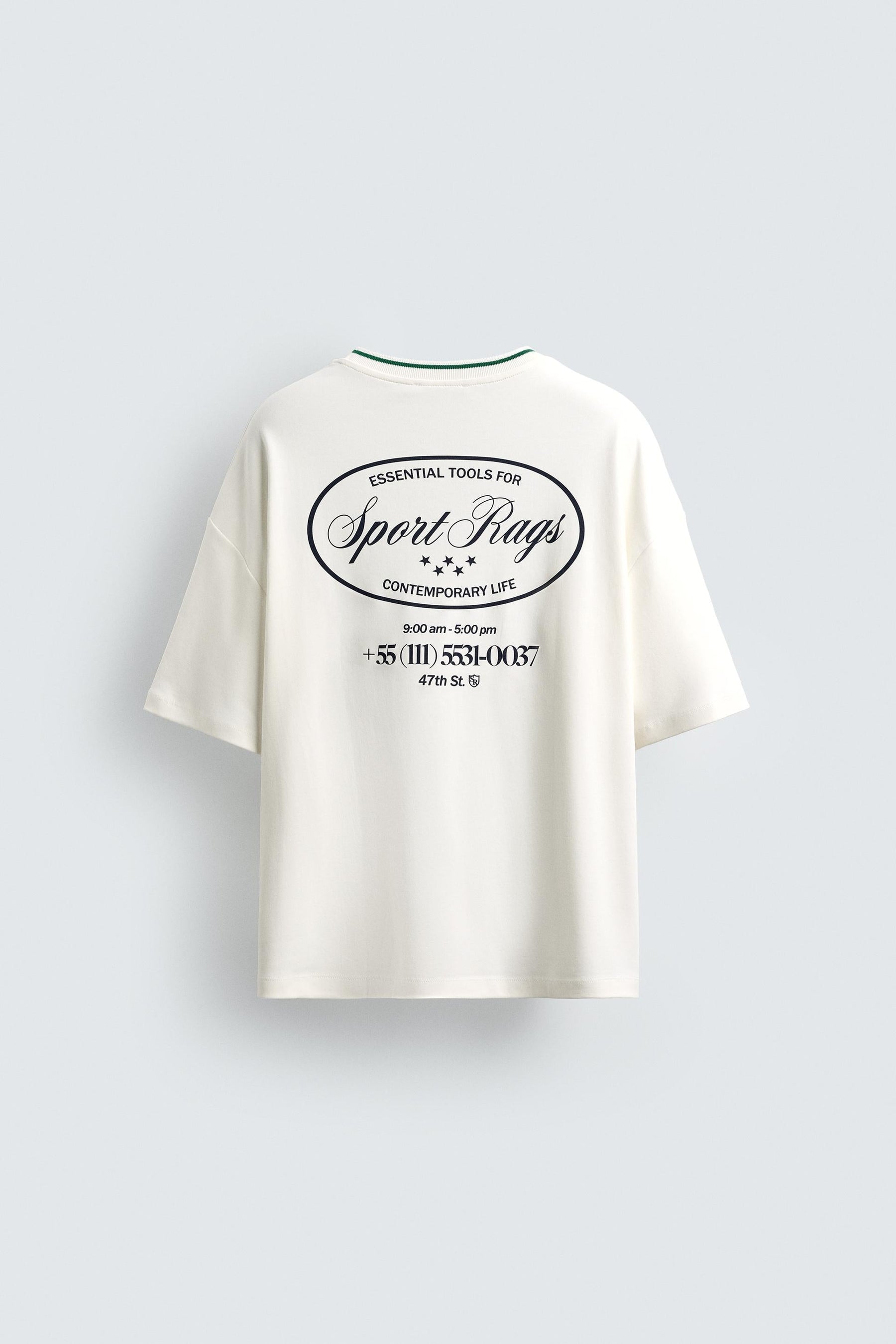 CONTRAST PRINT T-SHIRT - Image 7