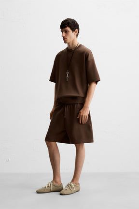 TECHNICAL INTERLOCK BERMUDA SHORTS - Image 4