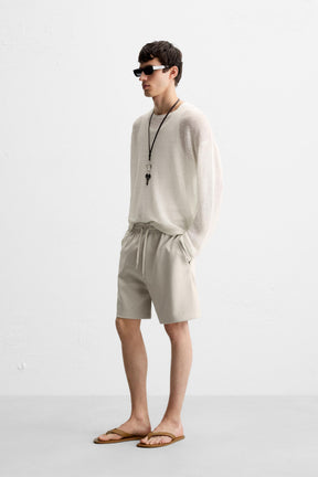 TECHNICAL INTERLOCK BERMUDA SHORTS - Image 4