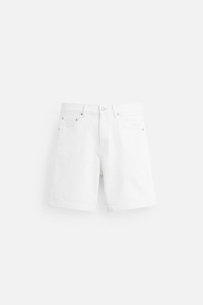 REGULAR FIT DENIM BERMUDA SHORTS - Image 5