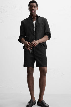 REGULAR FIT DENIM BERMUDA SHORTS - Image 5
