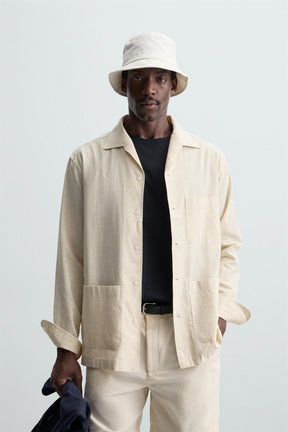 STRIPED OVERSHIRT - Image 2