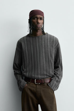 OPENWORK KNIT T-SHIRT - Image 2