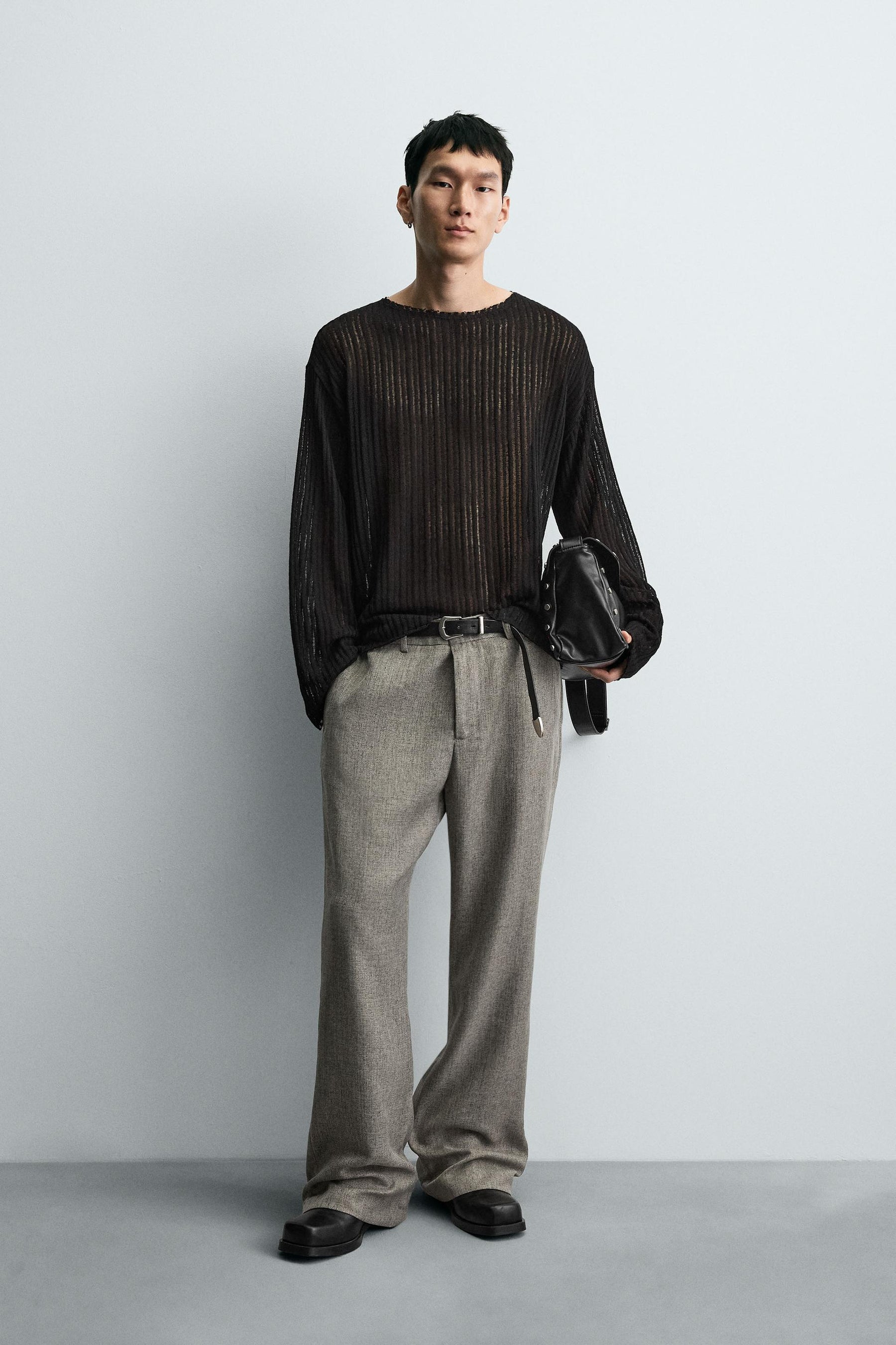 OPEN KNIT SWEATER - Image 1