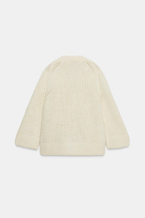 100% WOOL V-NECK CARDIGAN - Image 6