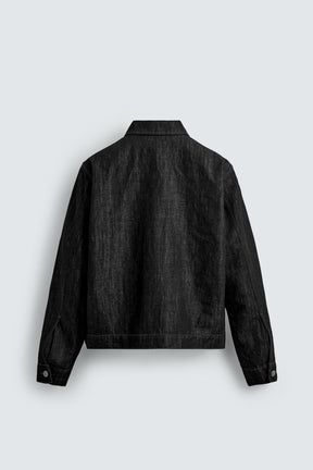 RELAXED FIT DENIM JACKET - Image 7