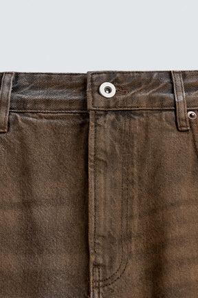 FLARE FIT JEANS WITH ZIPS - Image 10