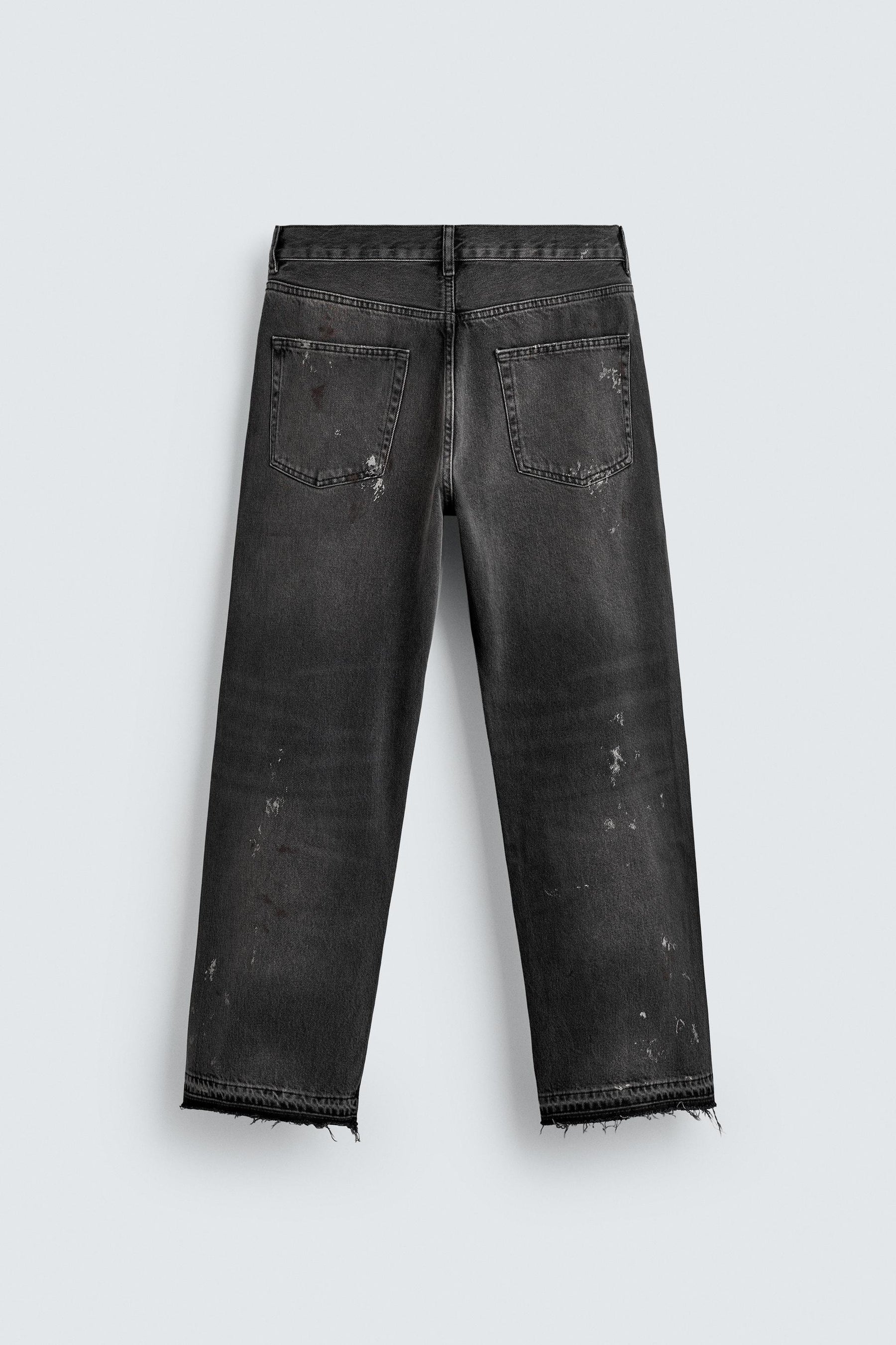 LOOSE FIT JEANS WITH PAINT SPLATTER - Image 8