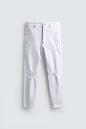 RIPPED SKINNY FIT JEANS - Image 7