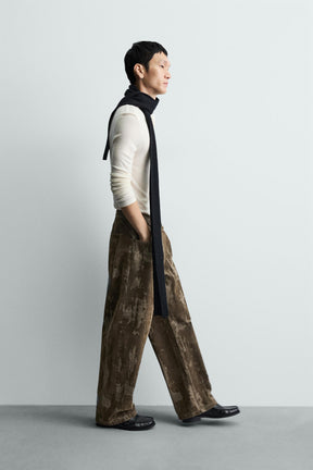 FLOCKED BAGGY-FIT JEANS - Image 6