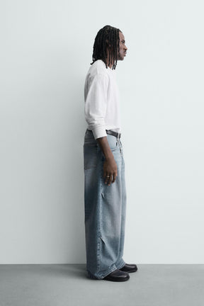 Balloon Pleat Jeans