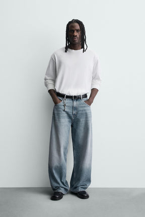 Balloon Pleat Jeans