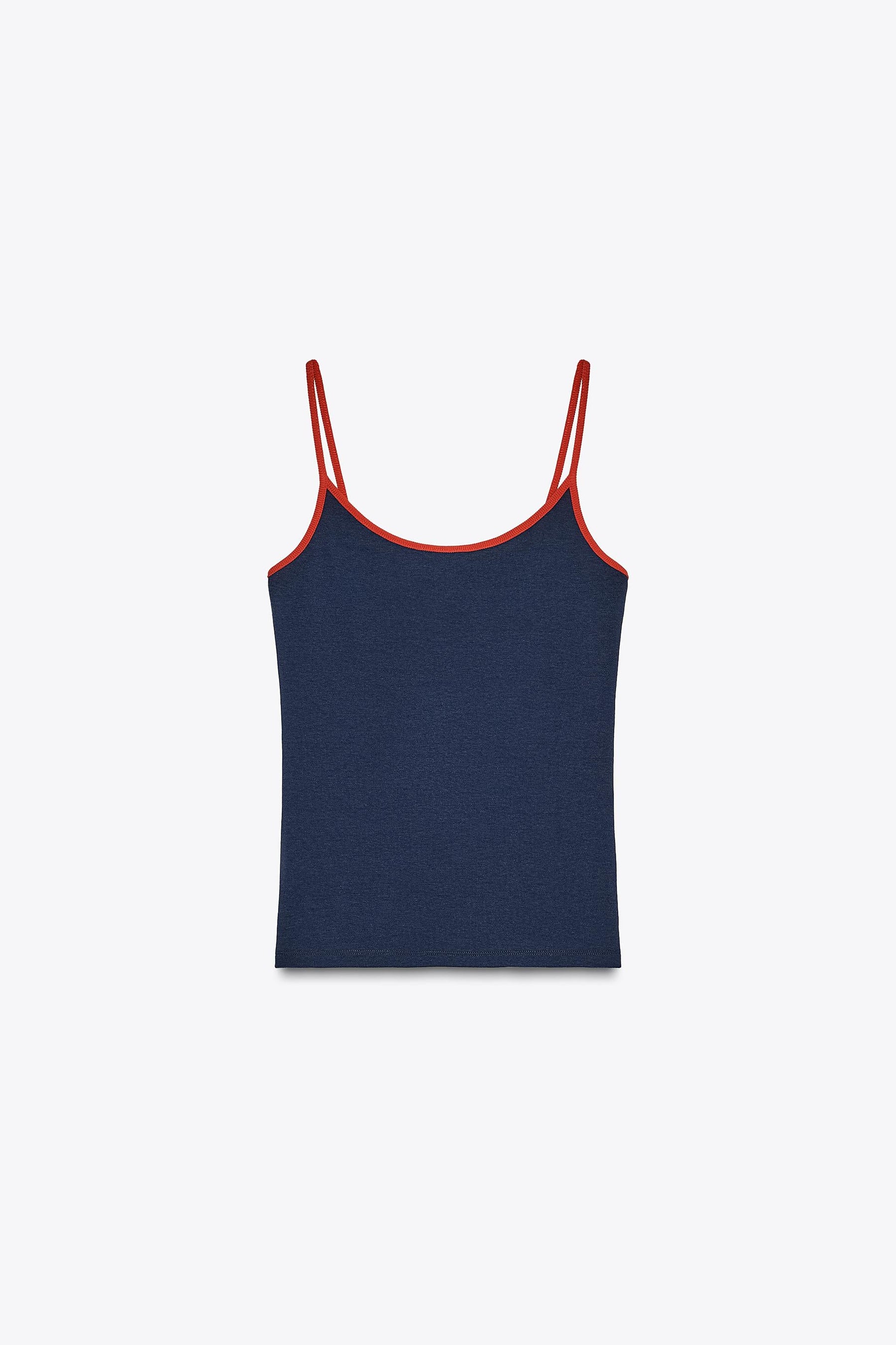 CONTRAST STRAP VEST