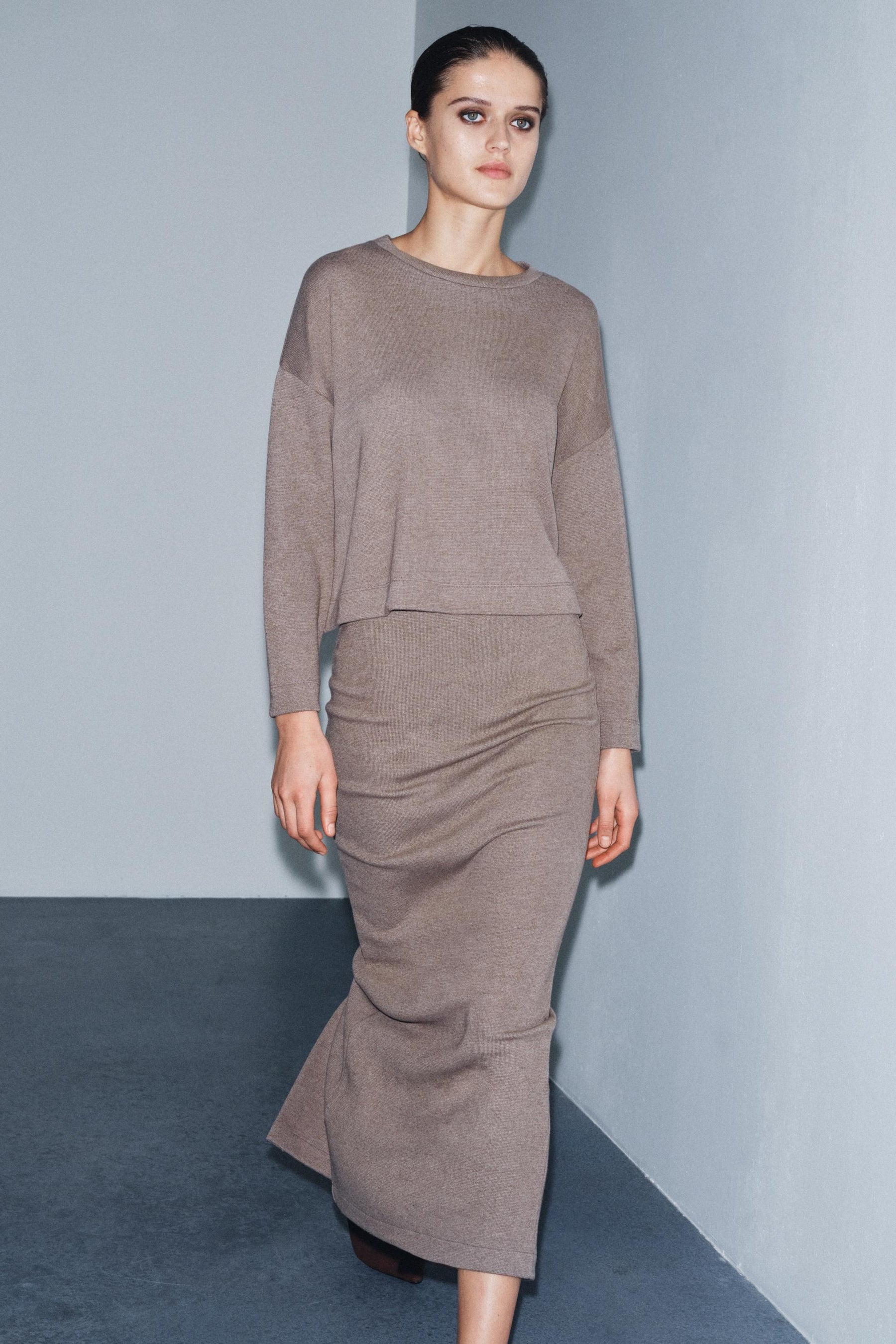 Soft Midi Skirt