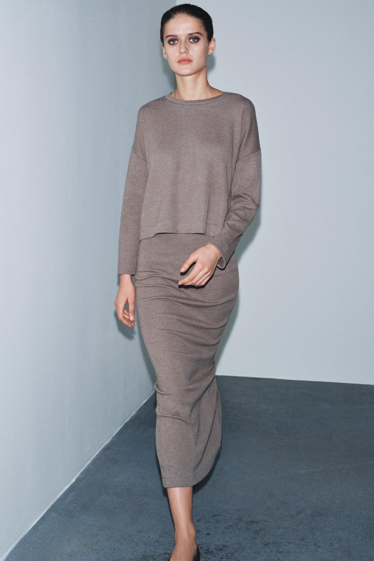 Soft Midi Skirt