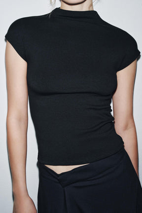 High-Neck Top