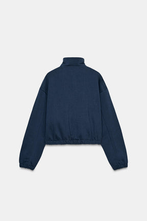 VOLUME LACE SWEATSHIRT