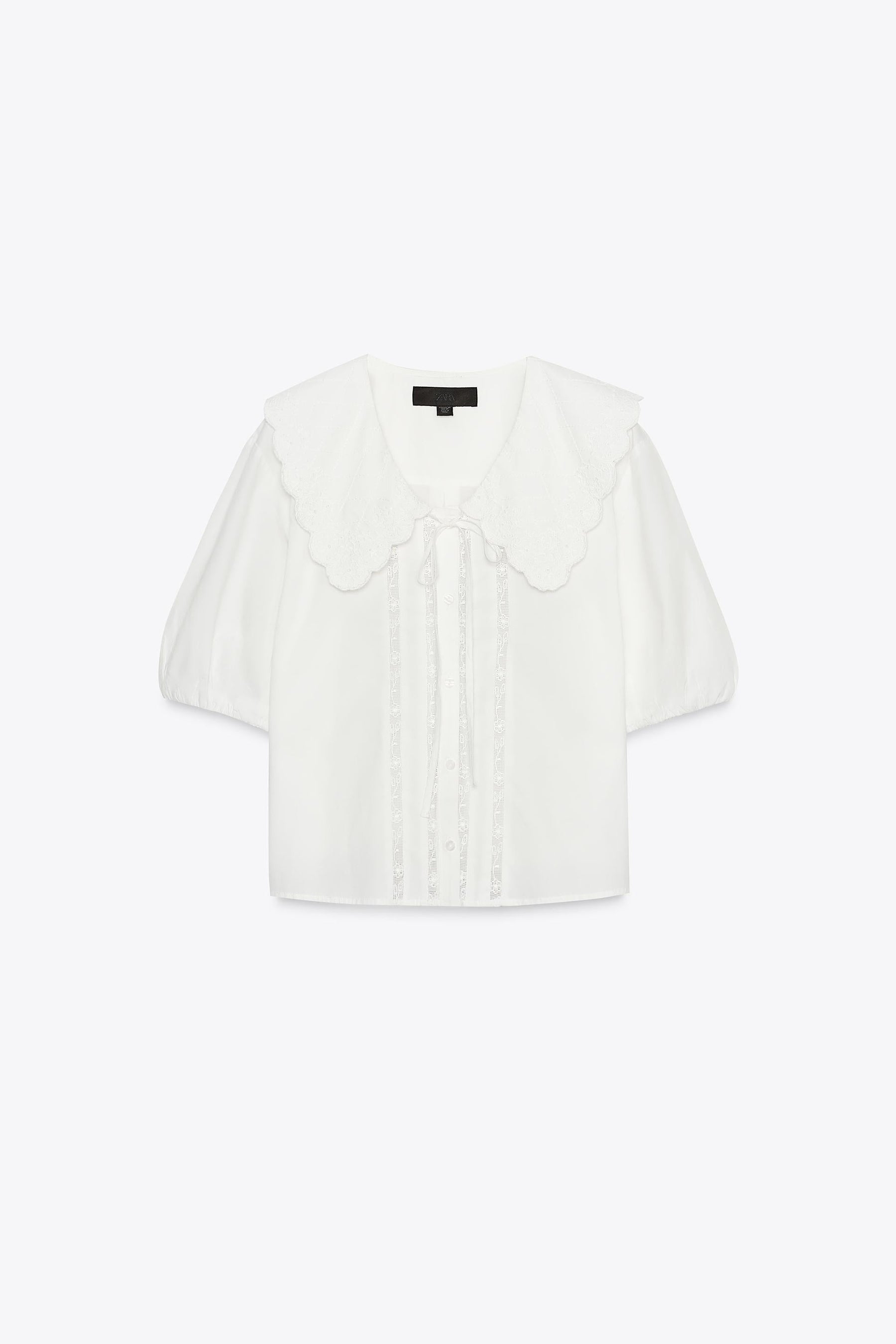 Embroidered Peter Pan Shirt