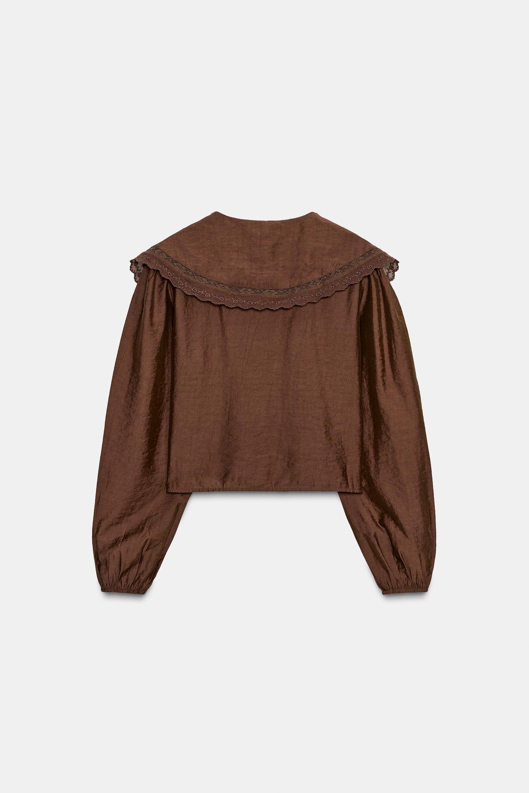 Flowing Shirt with Collar