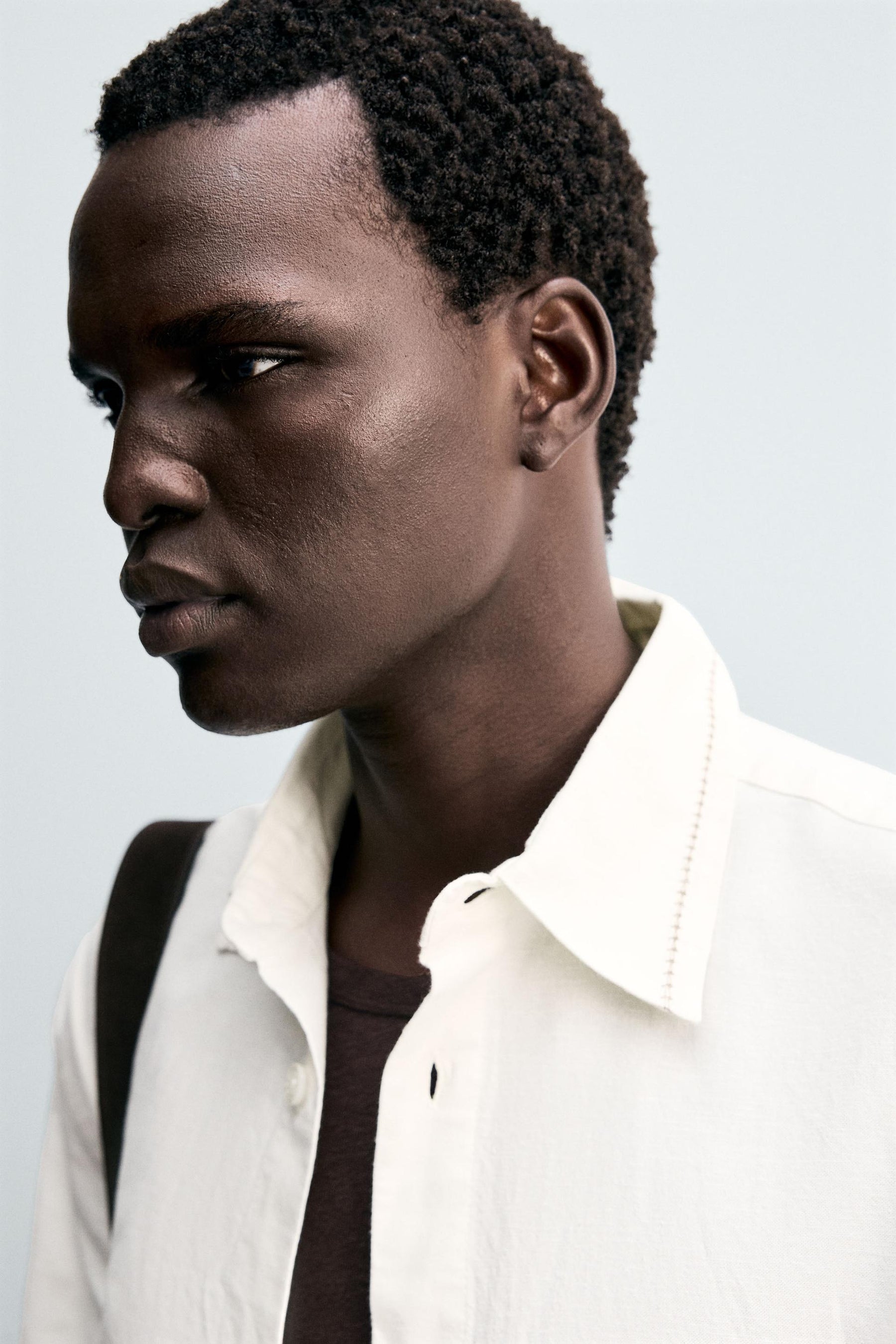 EMBROIDERED COTTON/LINEN SHIRT - Image 5