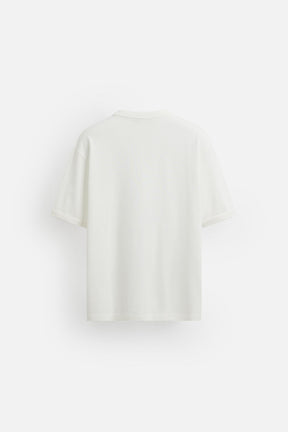 RIBBED SLOGAN T-SHIRT - Image 7