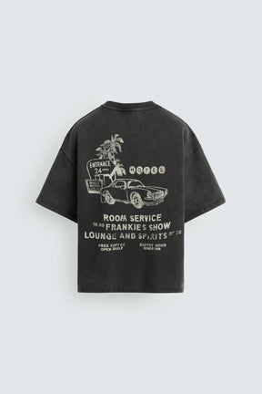 WASHED PRINTED GRAPHIC SWEATSHIRT - Image 7