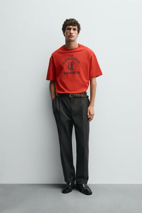 CONTRAST PRINT T-SHIRT - Image 1