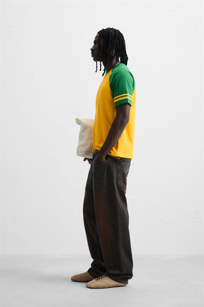 EMBROIDERED COLOUR BLOCK T-SHIRT - Image 4