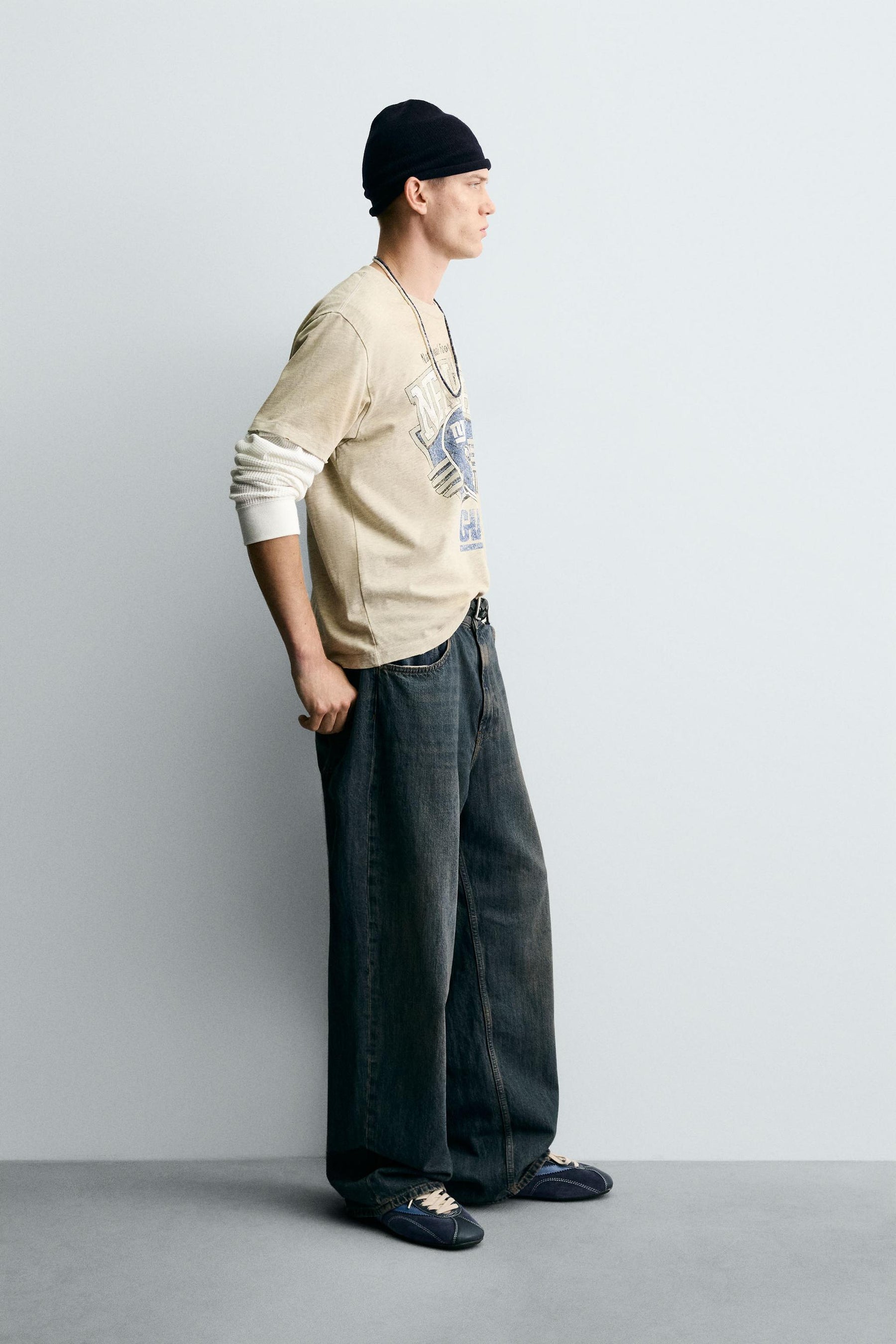 Verblasstes Giants-T-Shirt