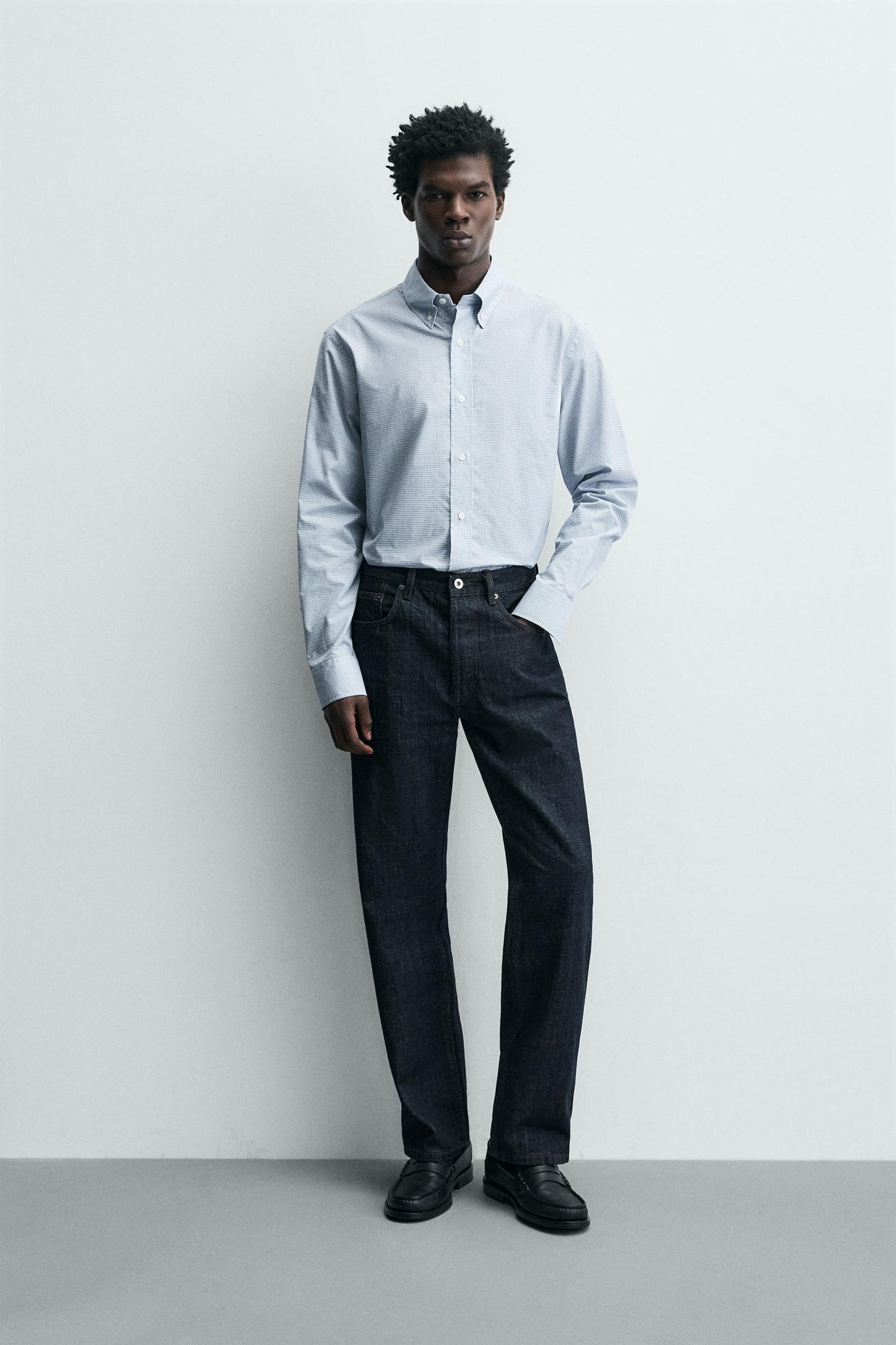 Kariertes Hemd in regulärer Passform