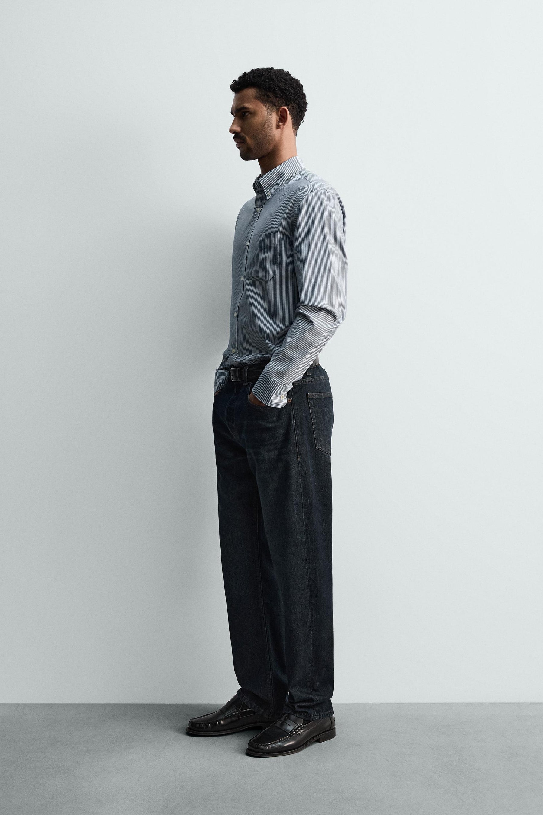 STRIPED SHIRT WITH POCKET - Image 4