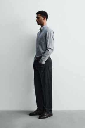 STRIPED SHIRT WITH POCKET - Image 4