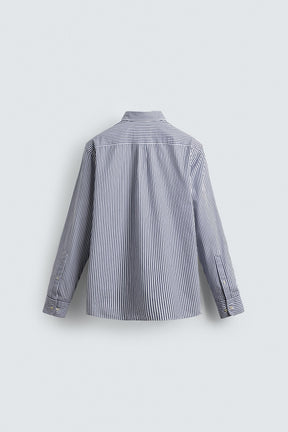 STRIPED REGULAR FIT SHIRT - Image 8