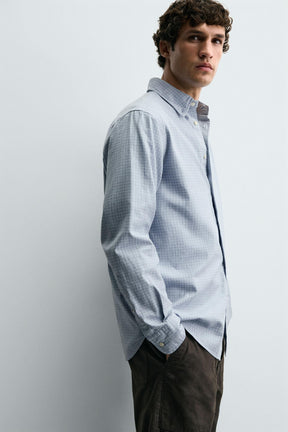 REGULAR FIT CHECK SHIRT - Image 6