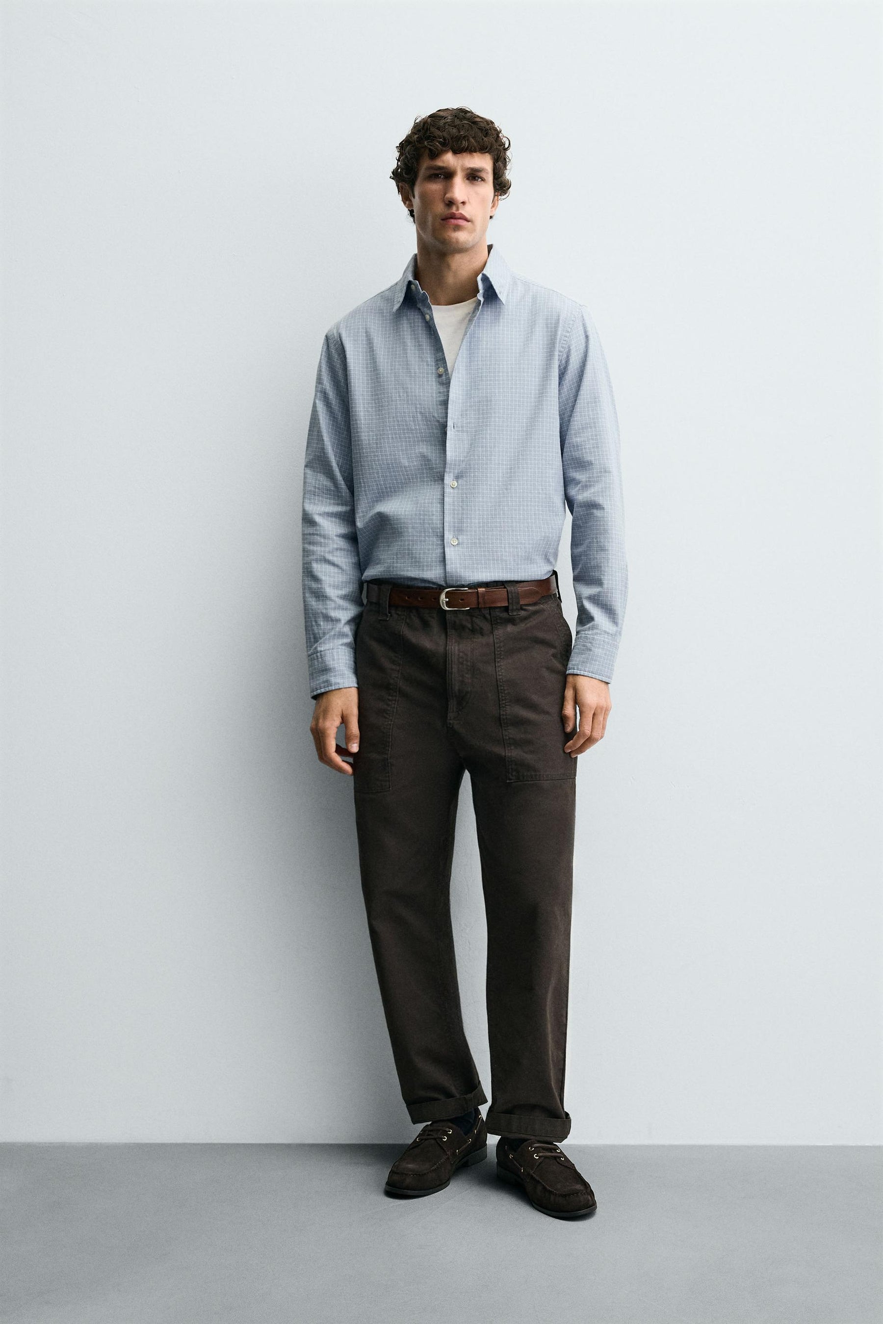 REGULAR FIT CHECK SHIRT - Image 1