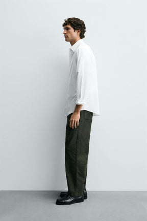 TEXTURED COTTON SHIRT - Image 4