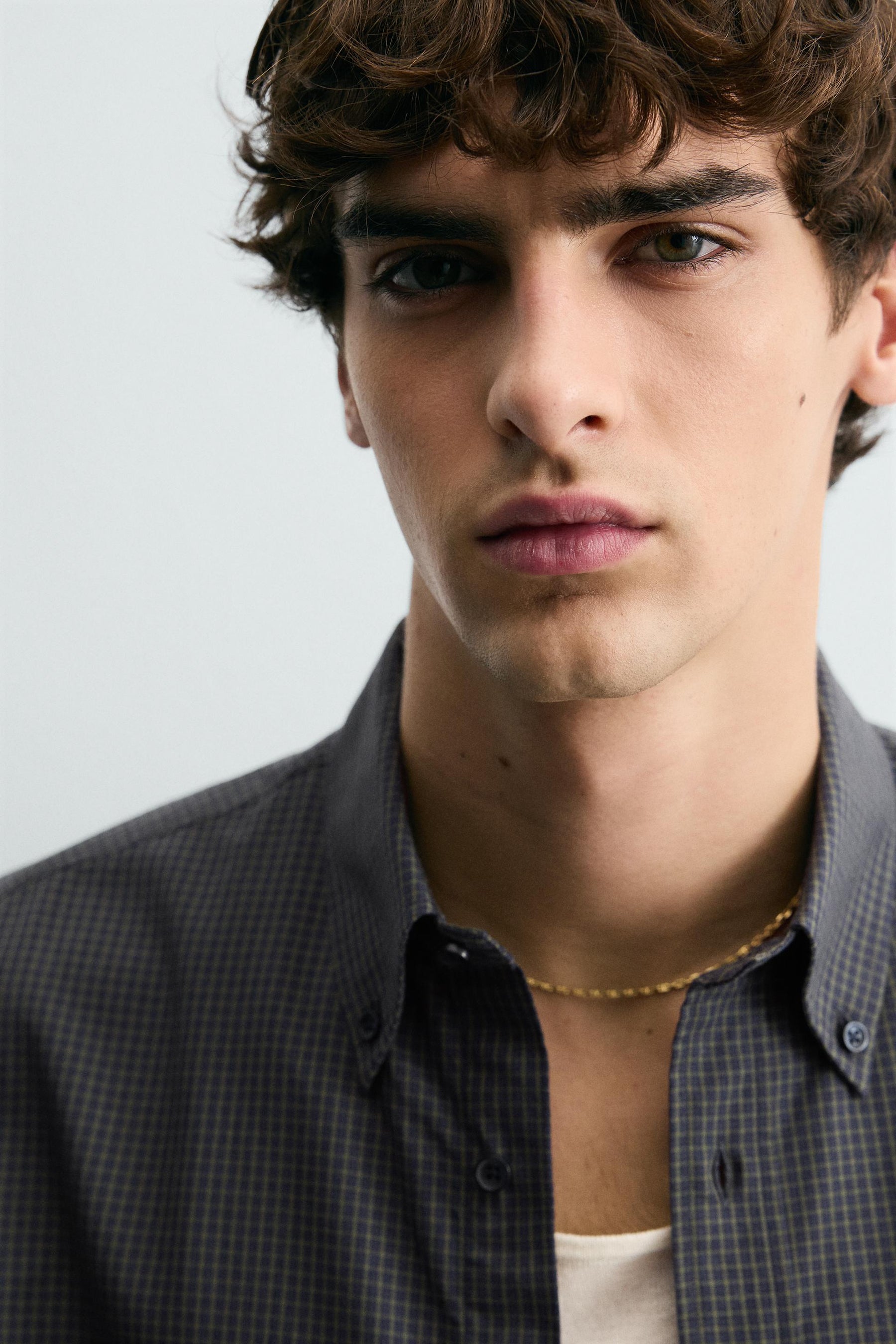 TEXTURED CHECK SHIRT - Image 6